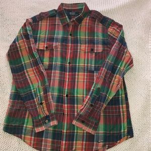 Polo Ralph Lauren Plaid Shirt Size XL